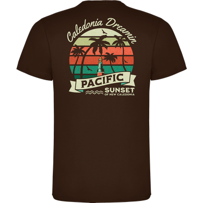SUNSET T-shirt Chocolat