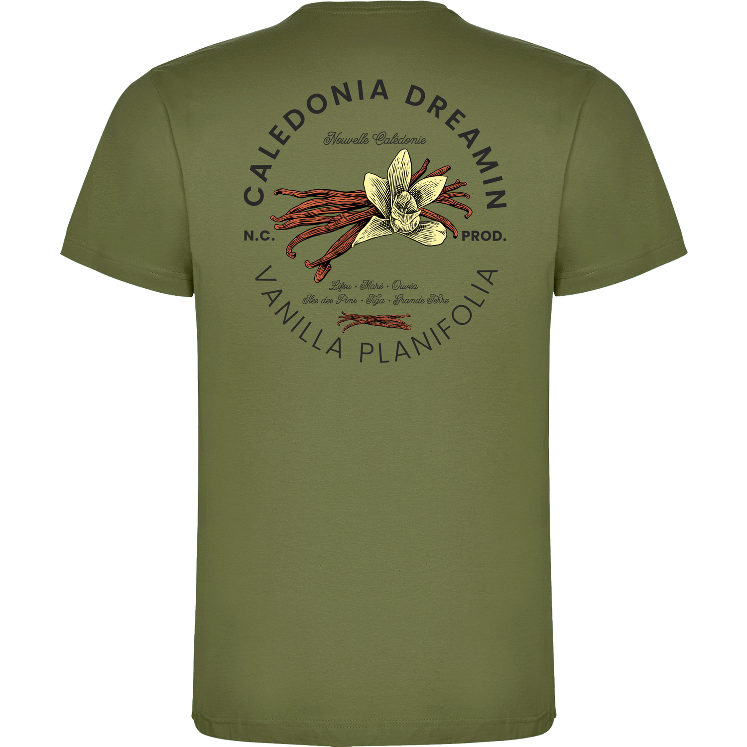 VANILLE T-shirt Vert Militaire
