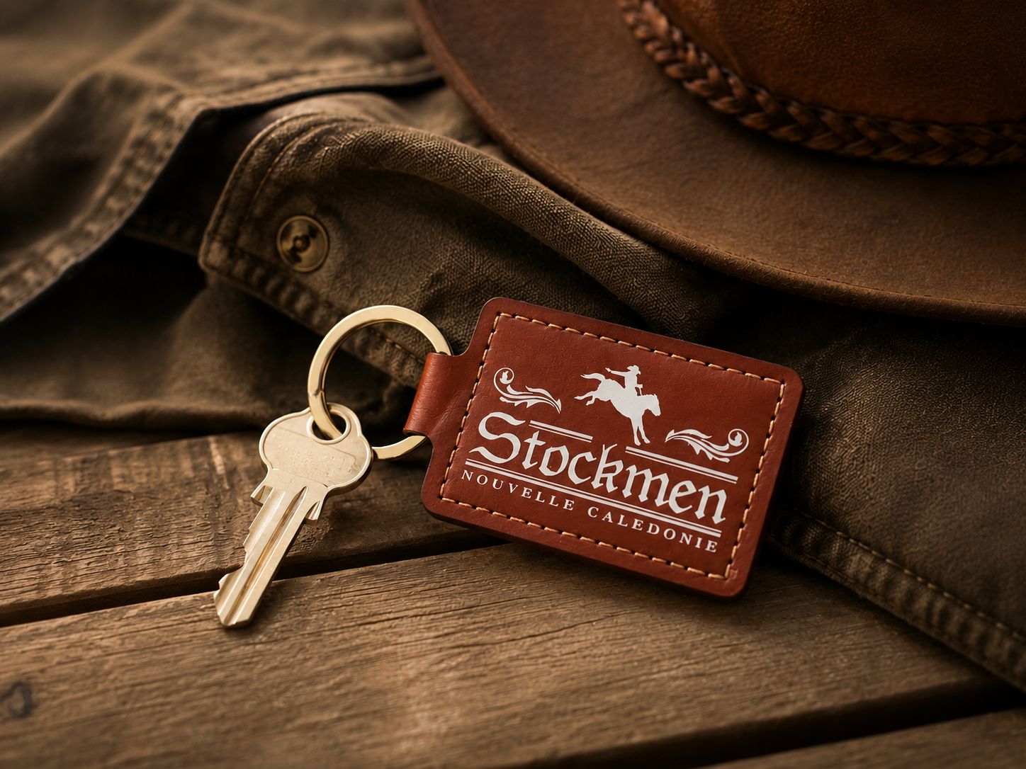 Porte clés Outback Cognac