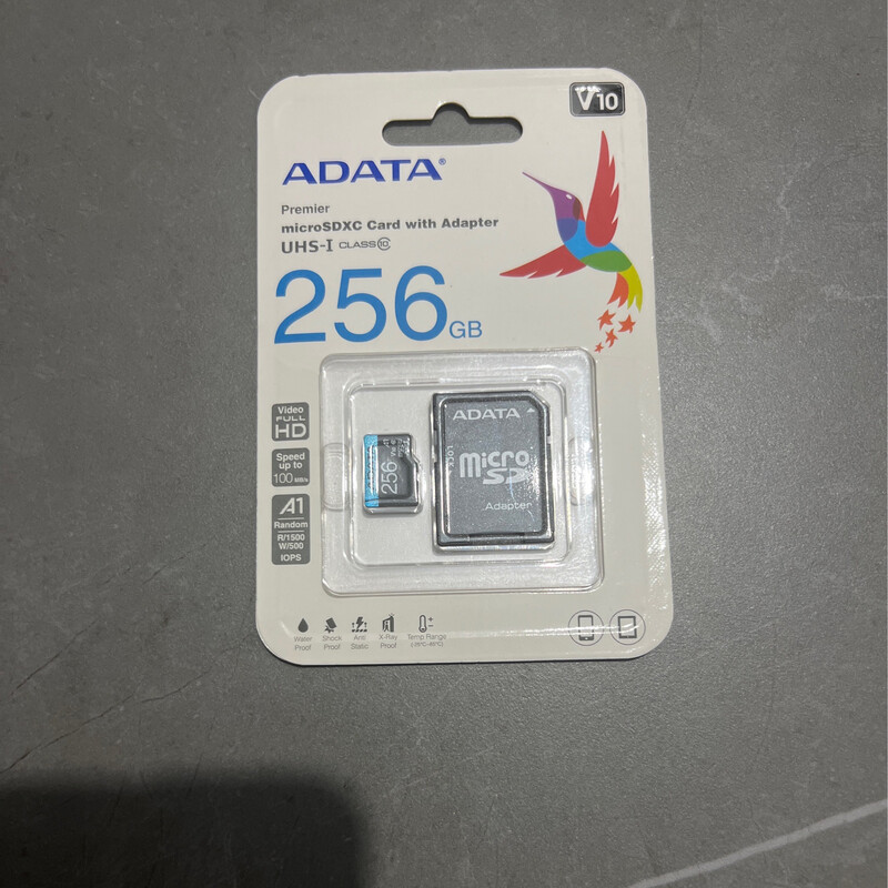 ADATA micro SDXC card with 256GB 