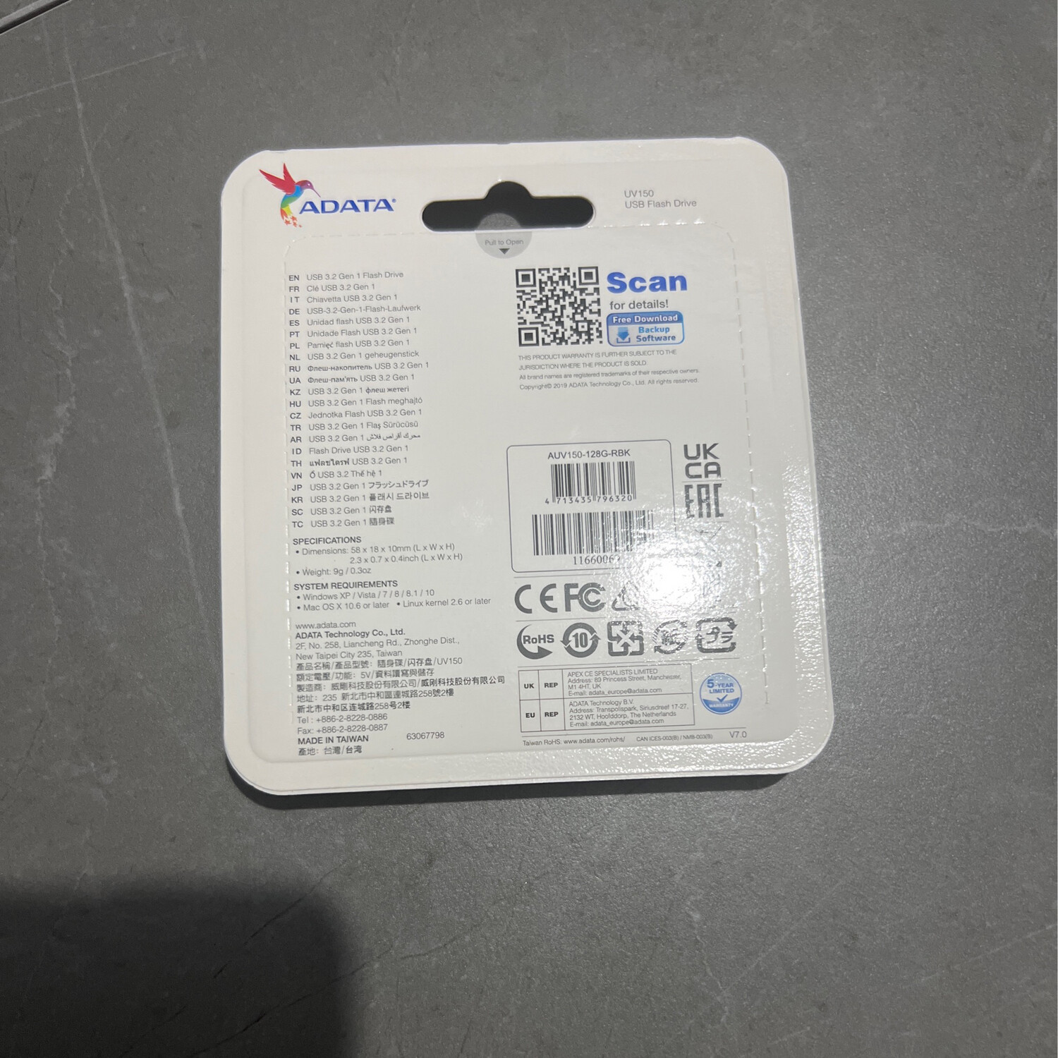 ADATA usb 128 GB Flash Drive 