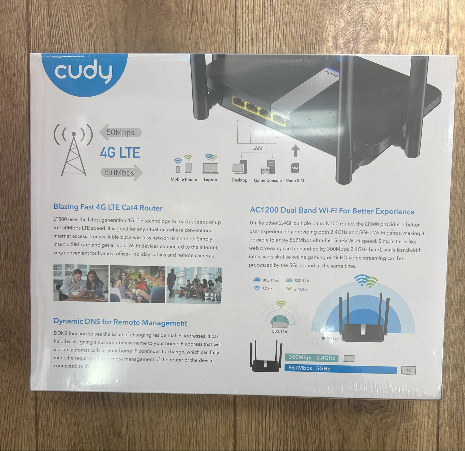 Cudy 4G LTE compatible ref228p