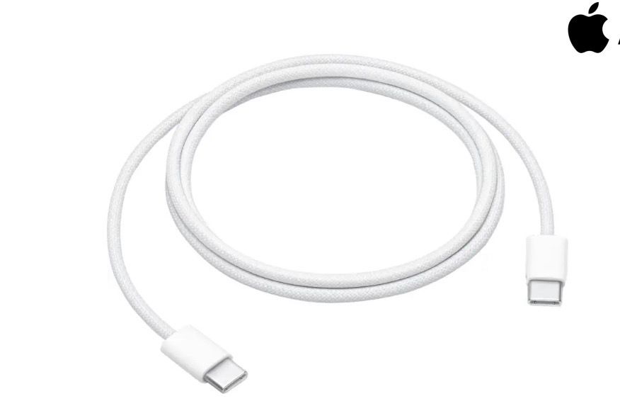 Câble Apple PD Type-C de 1 mètre de long Câble en tissu blindé (tissé) • Supporte 60 W
