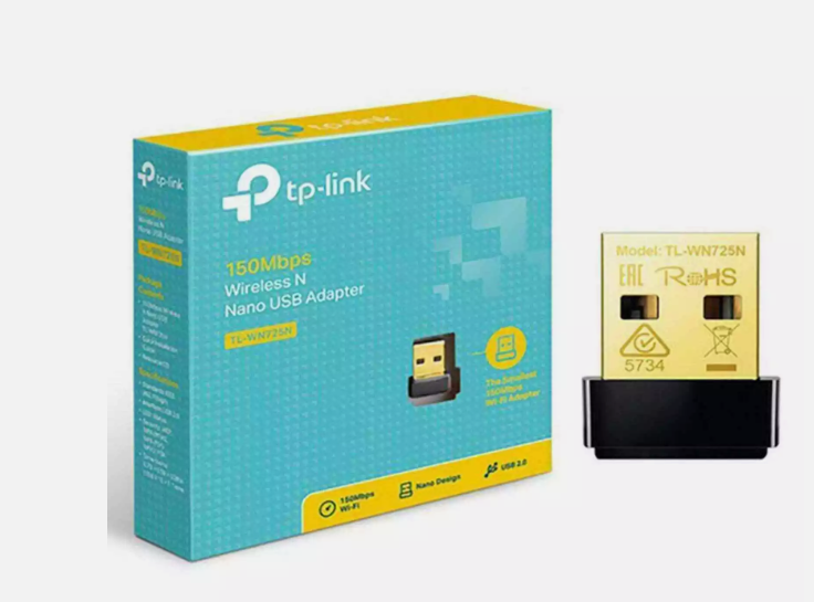 Adaptateur USB sans fil N Nano Wi-Fi 150 Mbps TP-LINK TLWN725N neuf et scellé