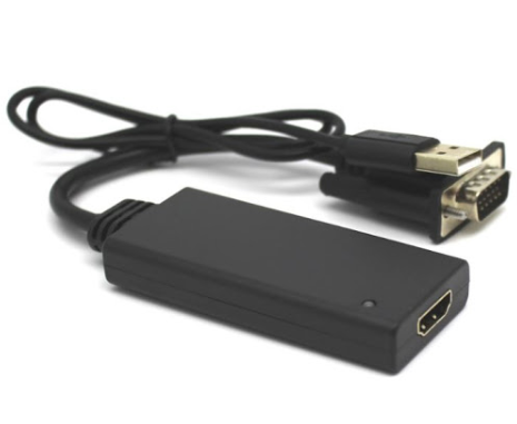 Gold Touch E-VGA-HD-C VGA To HDMI Adapter w/USB Power Cable
