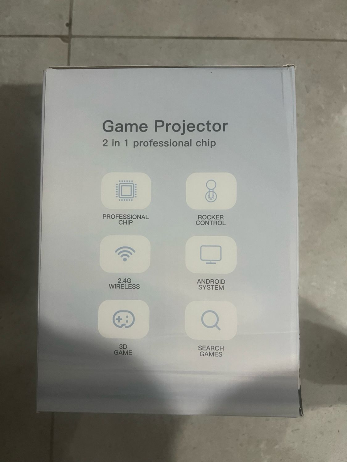 Game projector 2 in 1 