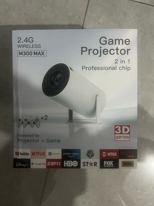 Game projector 2 in 1 