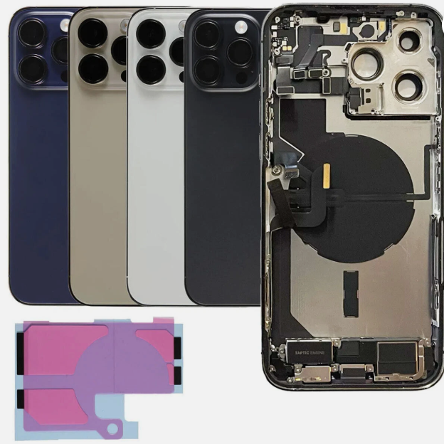 For iPhonE 13 Back Glass Frame Housing Replacement Rear Battery Cover