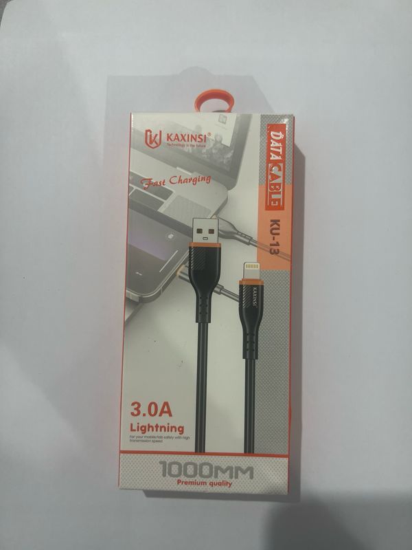 Cable iPhone white 1 M 3A iPhone 