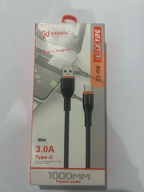 Cable TYPE C white 1 M 3A type c Samsung 