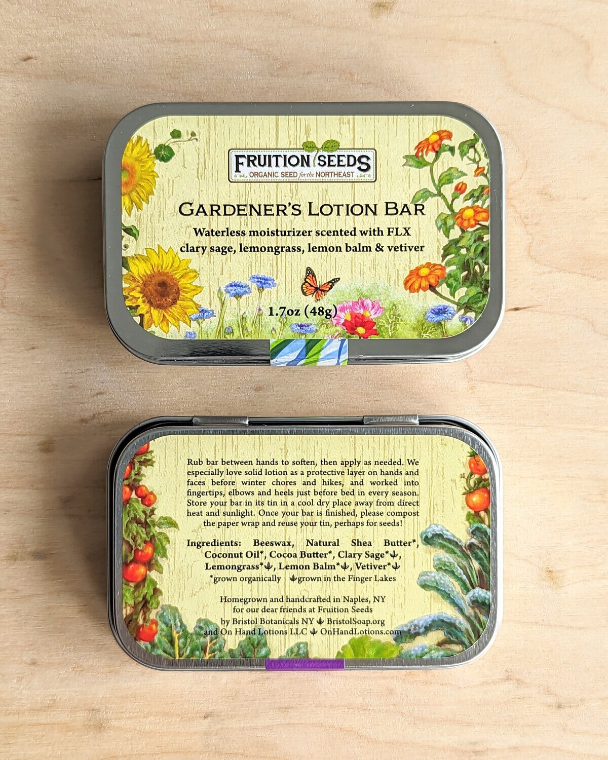 Gardener's Lotion Bar with Fruition Seeds!