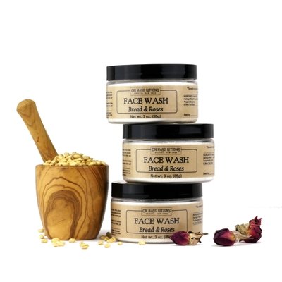Face Wash & Mask - Cleansing Clay or Bread & Roses - 4 pack - Wholesale