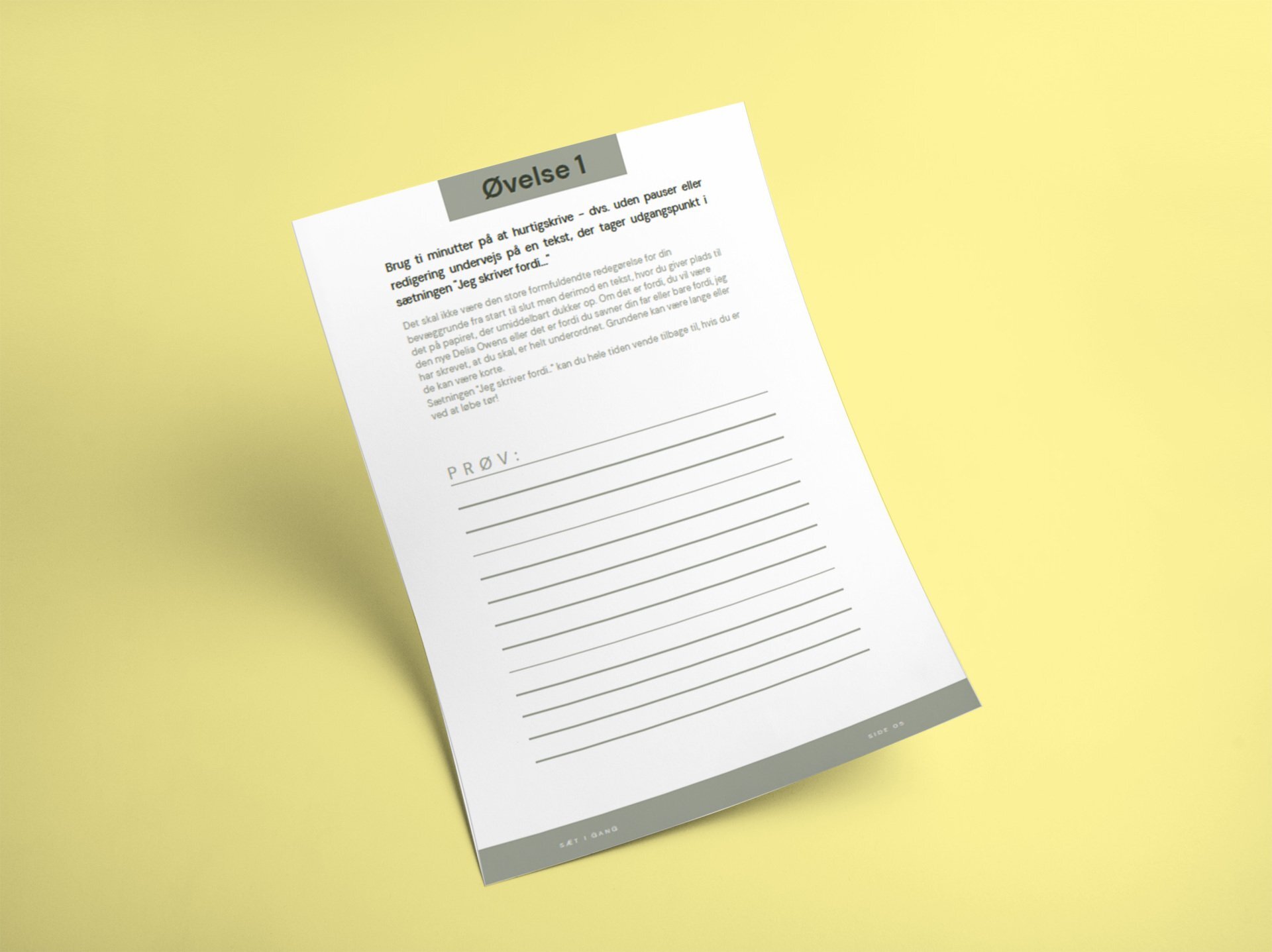 Sæt i gang - workbook