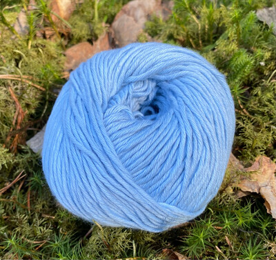 Organic Cotton, baby blue 12