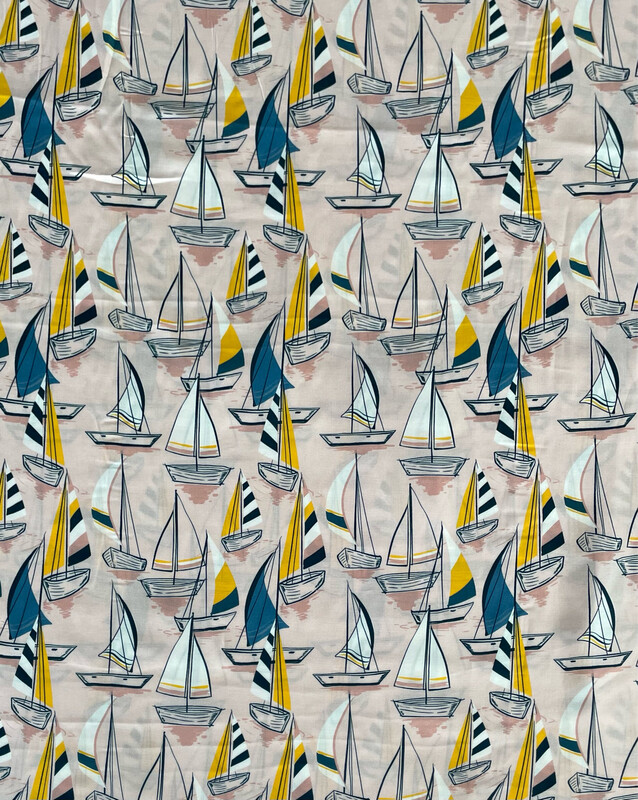 Sail Away -viskoosi, Blush Pink