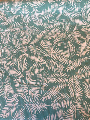 Palm Leaves -viskoosipellava, Turkoosi