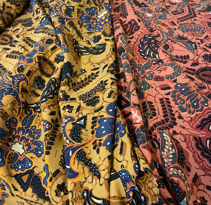 Paisley Tribal-viskoosi, Sinappi