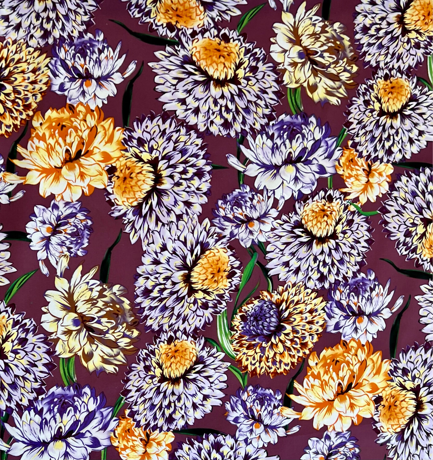 Dahlia-puuvillasatiini, Lila
