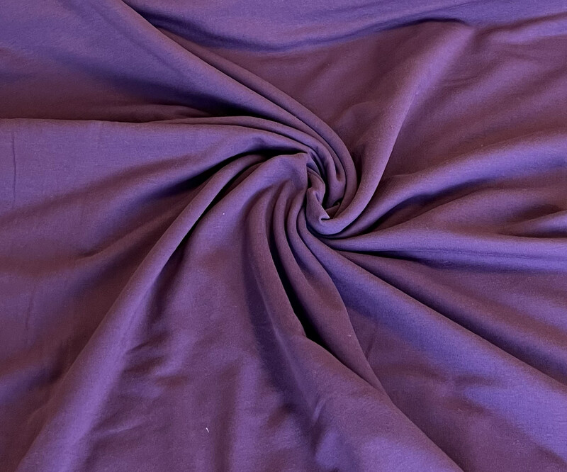 Yksivärinen harjattu joustocollege, Luumu Yksivärinen harjattu joustocollege, Luumu