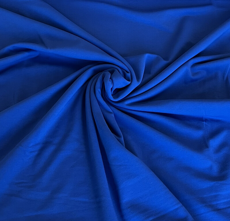 Yksivärinen harjattu joustocollege, Sähkönsininen