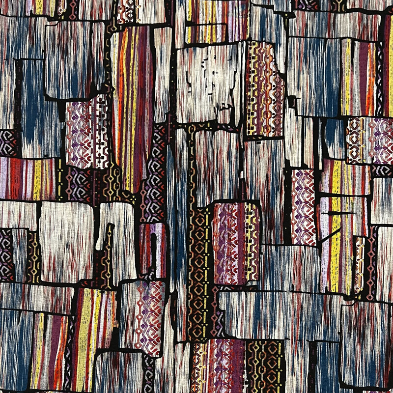 Tilkkutäkki -neulos, Multicolour