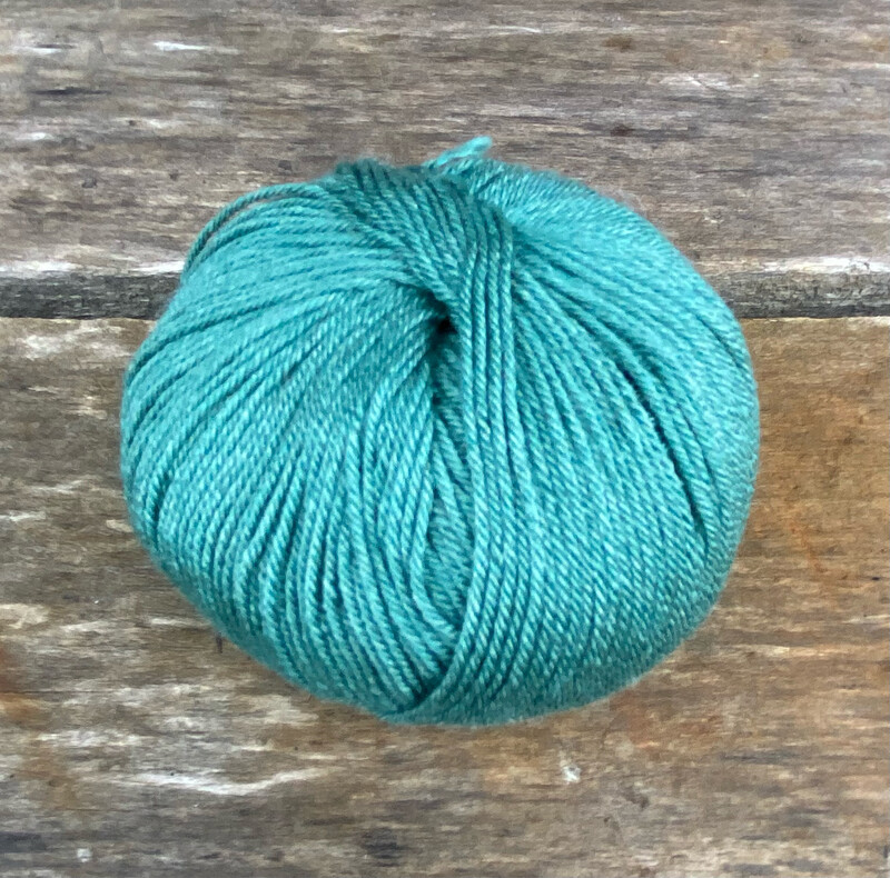 Saffira -silkkimerinolanka, Teal 22