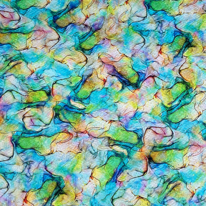 Rainbow-puuvillabrodyyri, Vihreät Sävyt