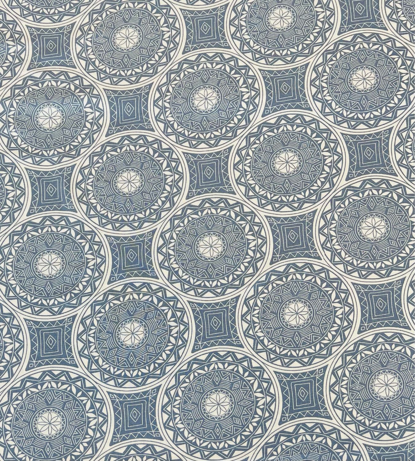 Kaleidoskooppi -viskoosipellava, Vaaleansininen Pala 2,5m