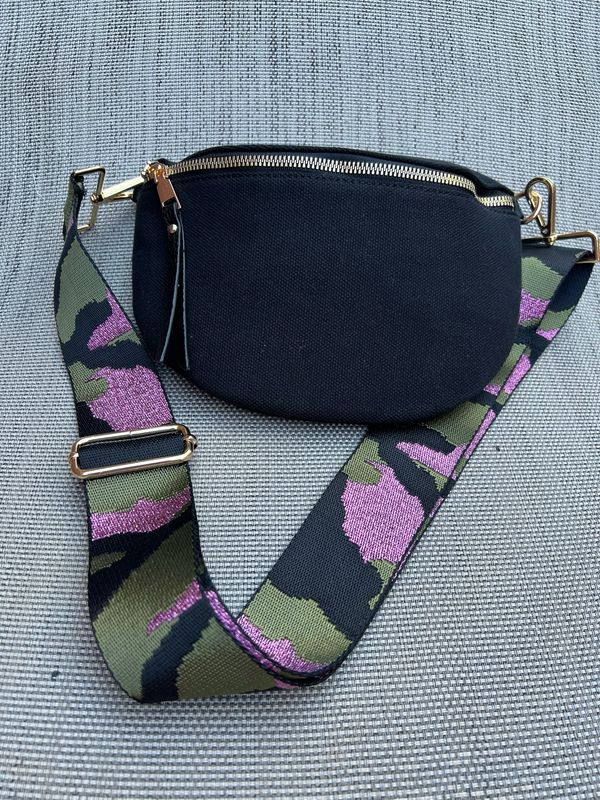 Vaihtohihna laukkuun, Camo Vihreä-fuksia