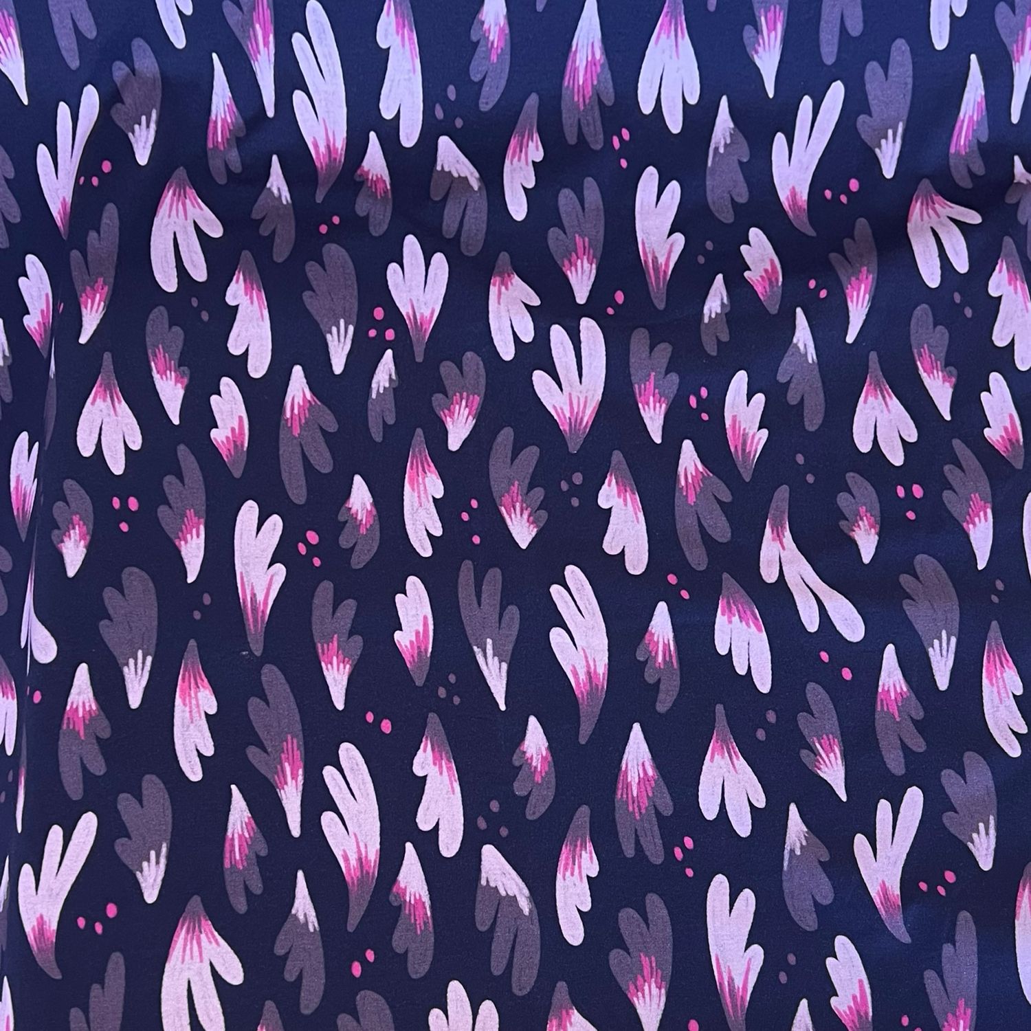 Delighted -puuvillatrikoo, Violetti