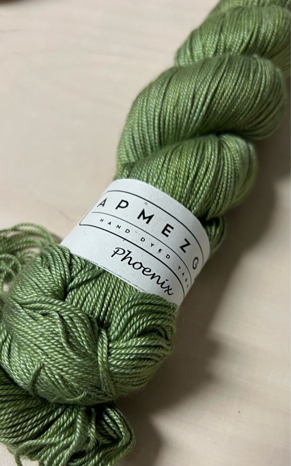 Phoenix -silkkikashmirneulelanka, Lime 30
