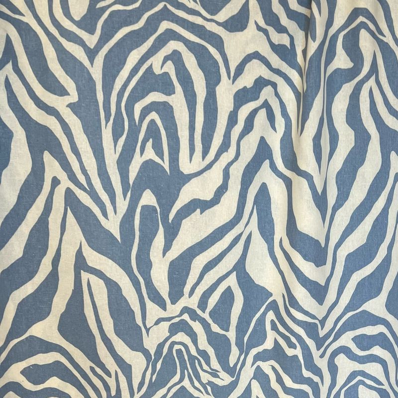 Zebra-viskoosipellava, Vaaleansininen