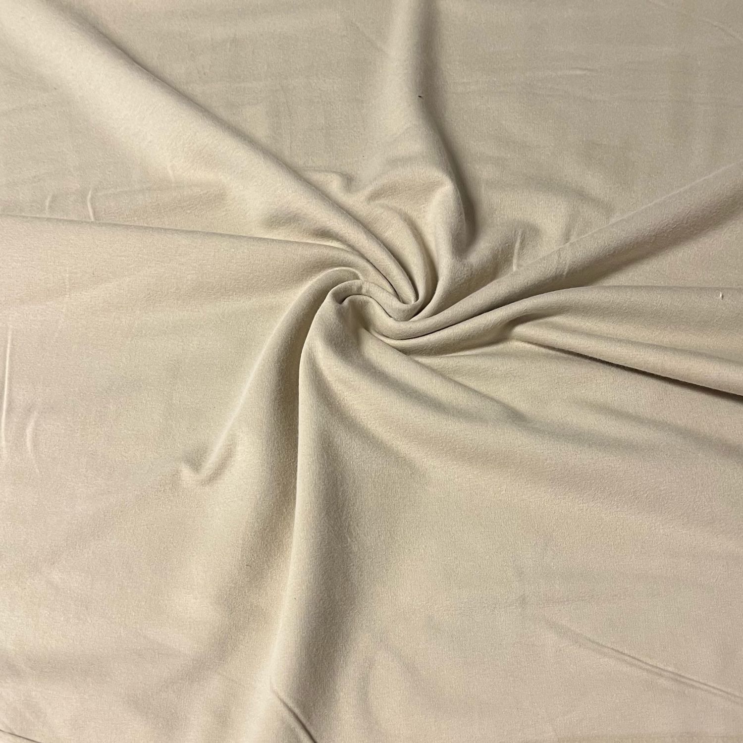 Yksivärinen harjattu joustocollege, Beige