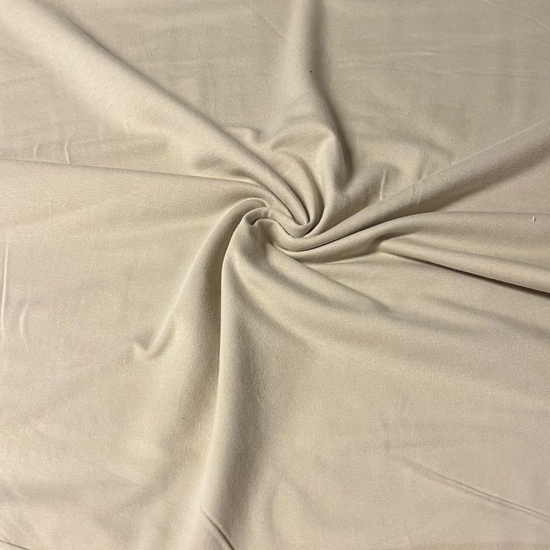 Yksivärinen harjattu joustocollege, Beige