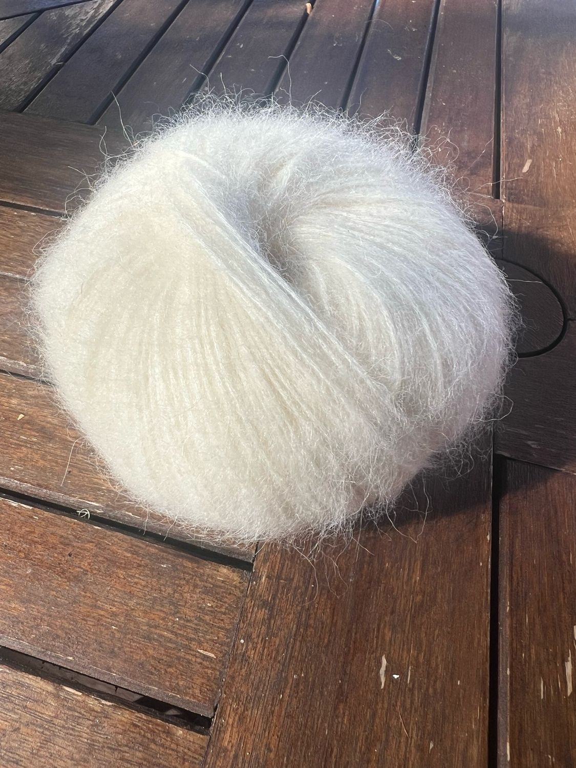 Bonbon -neulelanka, Ivory 07