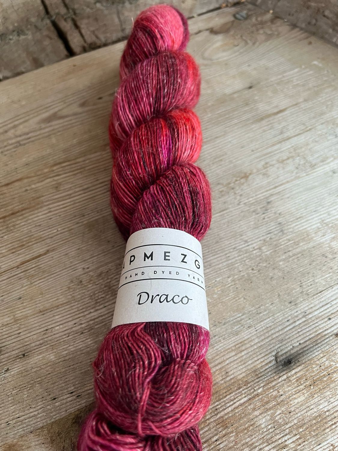 Draco -merino-pellavalanka, Punakirjava 116