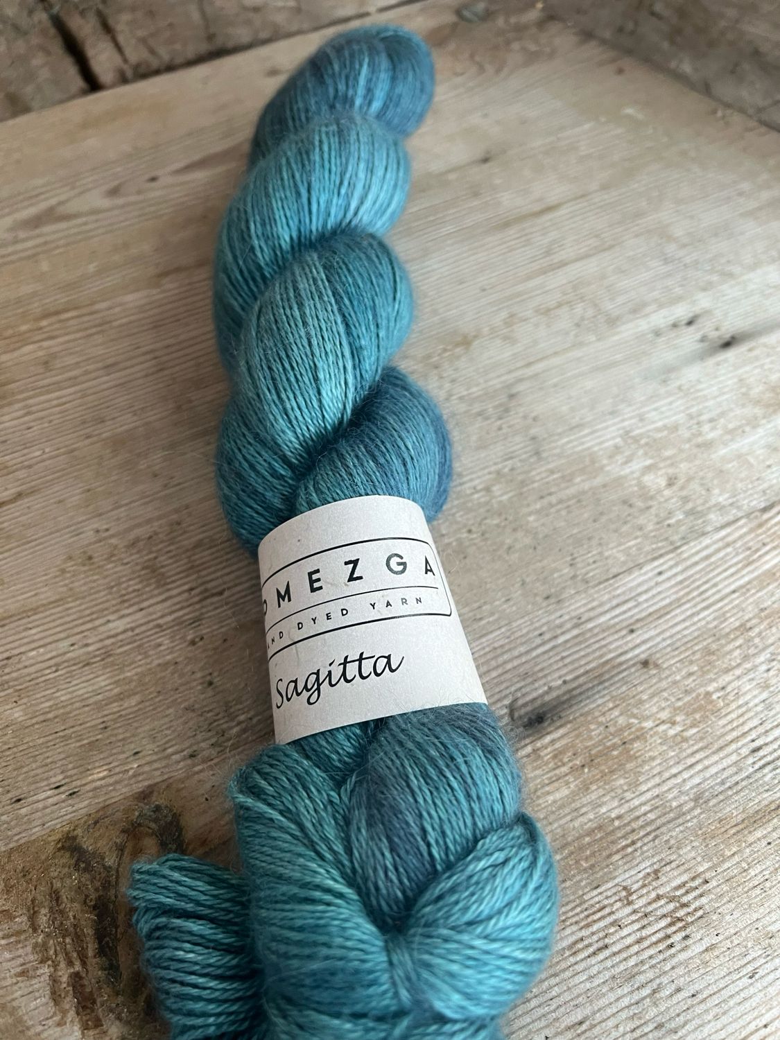 Sagitta -neulelanka, Teal jeans 38