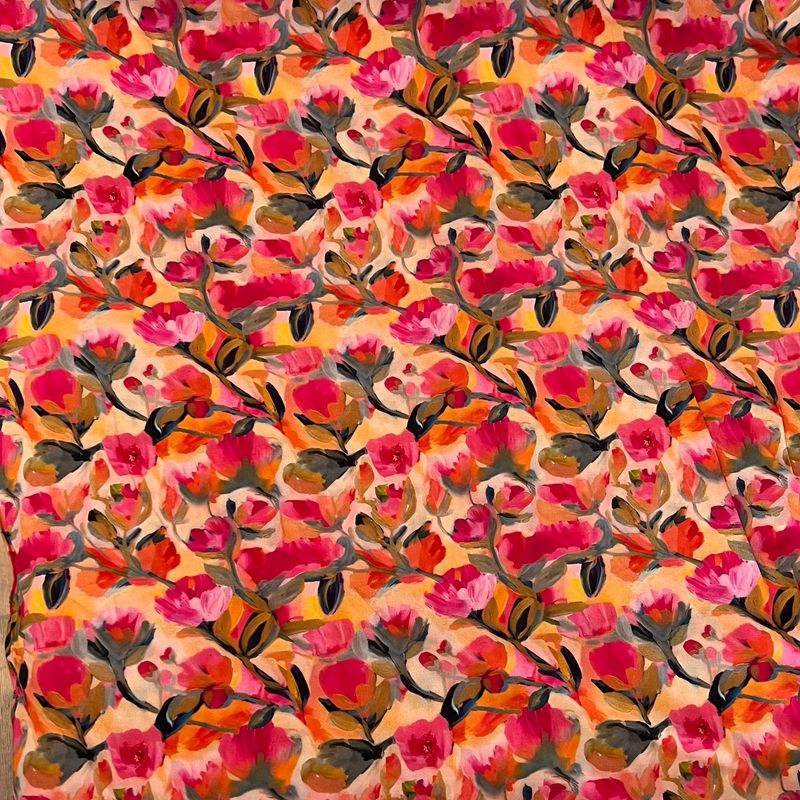 Bomullblomma-viskoosi, Oranssi