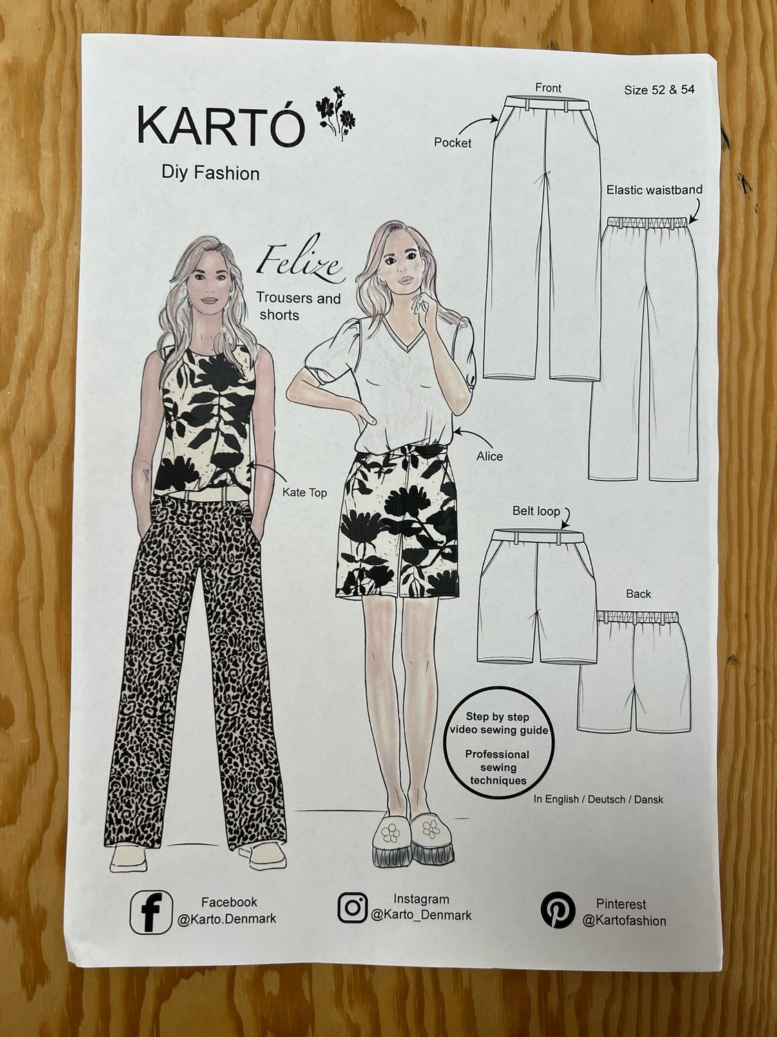 Felize -housukaava, Koko 56&amp;58