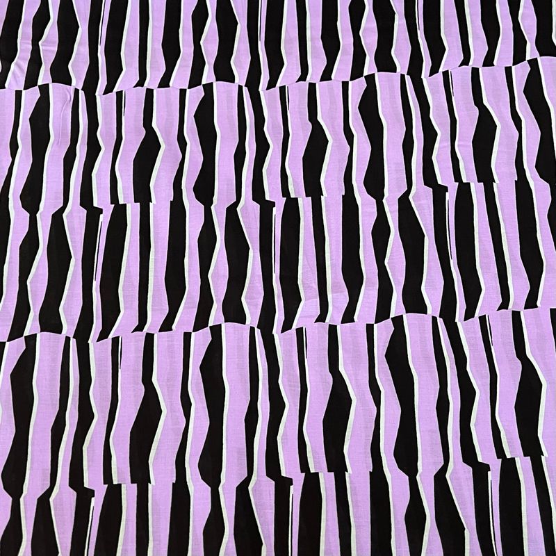 Kaistat-puuvillapopliini, Lila