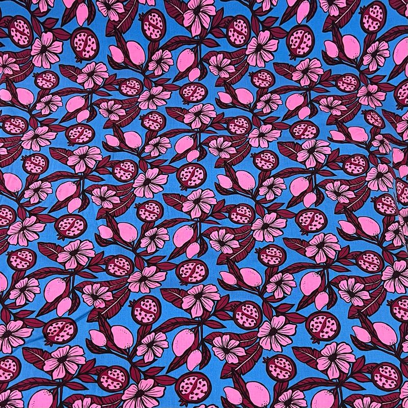 Retro -viskoosi, Kirkas Sininen