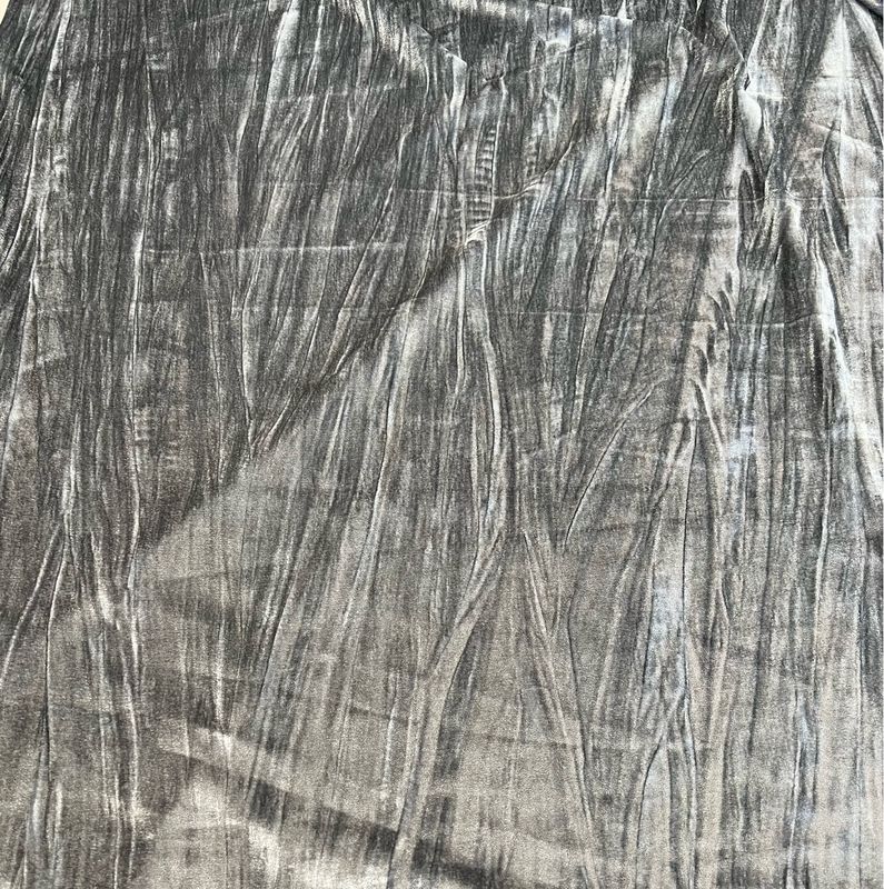 Jolene -ryppysametti, Harmaa PALA 2,2m Jolene -ryppysametti, Harmaa PALA 2,2m