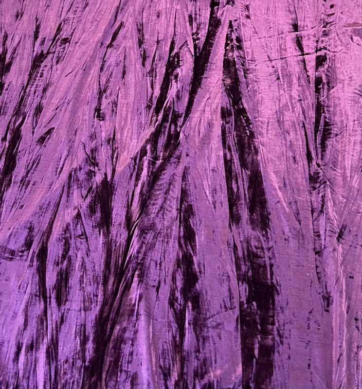 Jolene -ryppysametti, Luumu PALA 2m Jolene -ryppysametti, Luumu PALA 2m