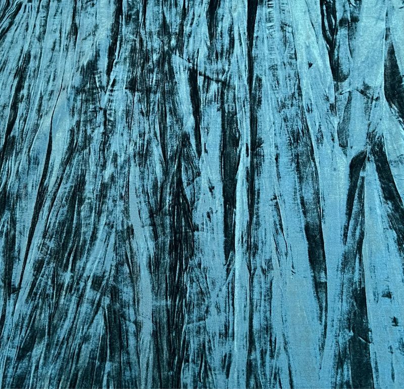 Jolene -ryppysametti, Teal PALA 2,2m Jolene -ryppysametti, Teal PALA 2,2m