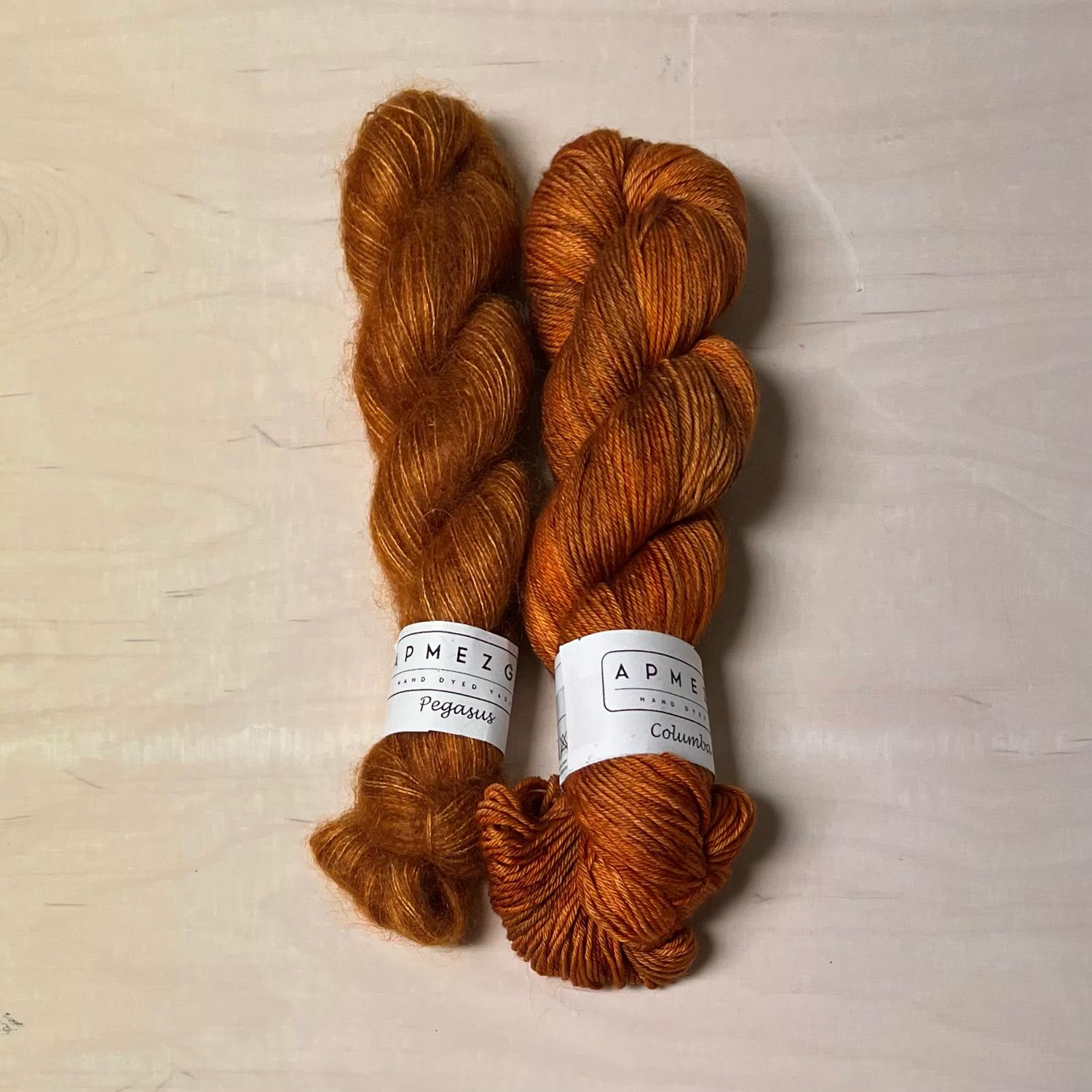 Columba DK + Pegasus -lankasetti Poltettu Oranssi