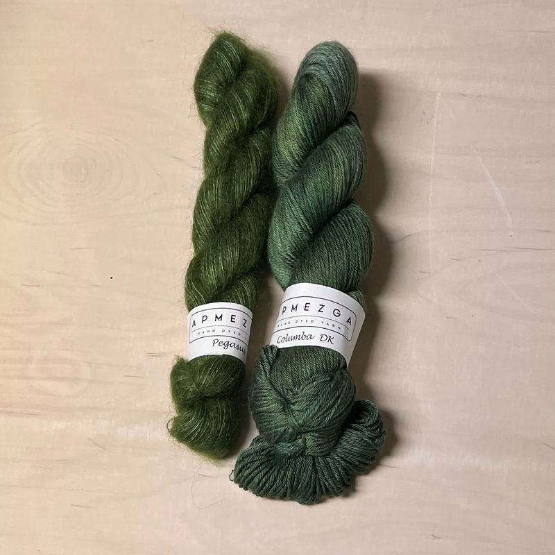 Columba DK + Pegasus -lankasetti Keskivihreä