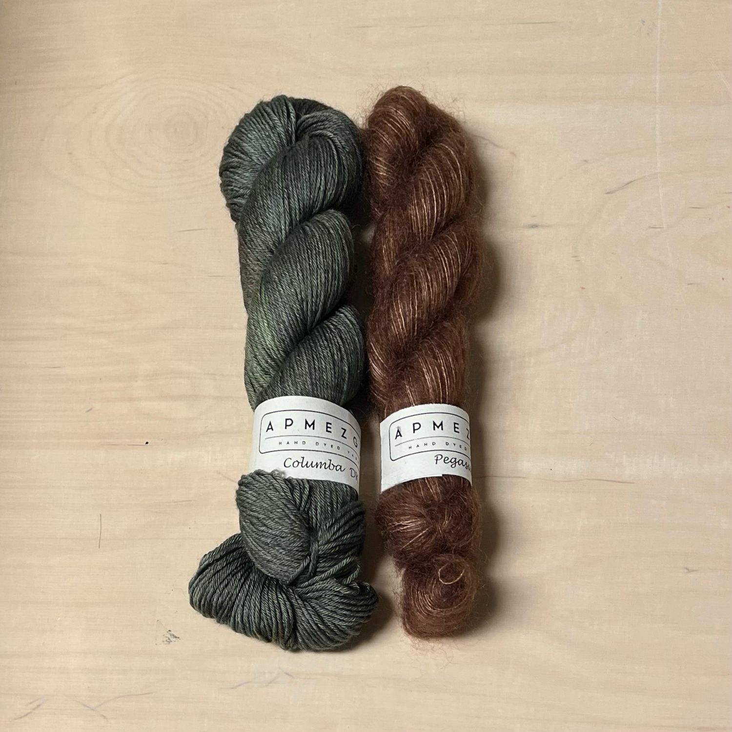 Columba DK + Pegasus -lankasetti Vihreänruskea