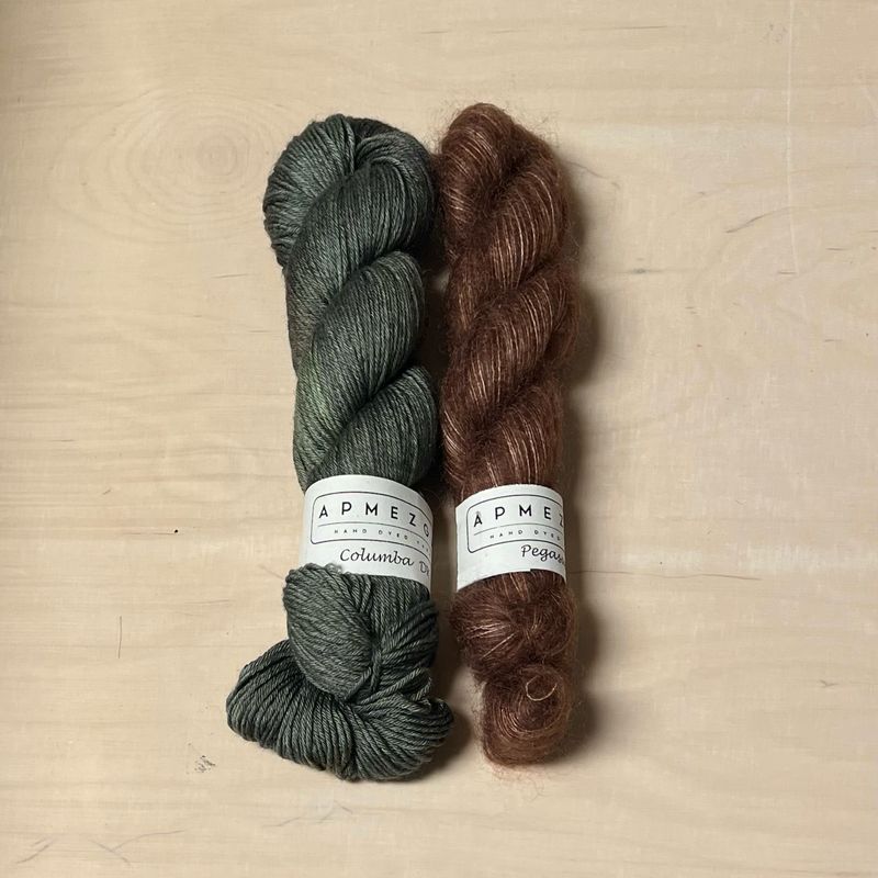 Columba DK + Pegasus -lankasetti Vihreänruskea