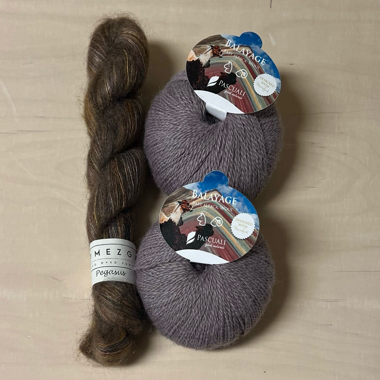 Balayage + Pegasus -lankasetti Syreenin Sävyt