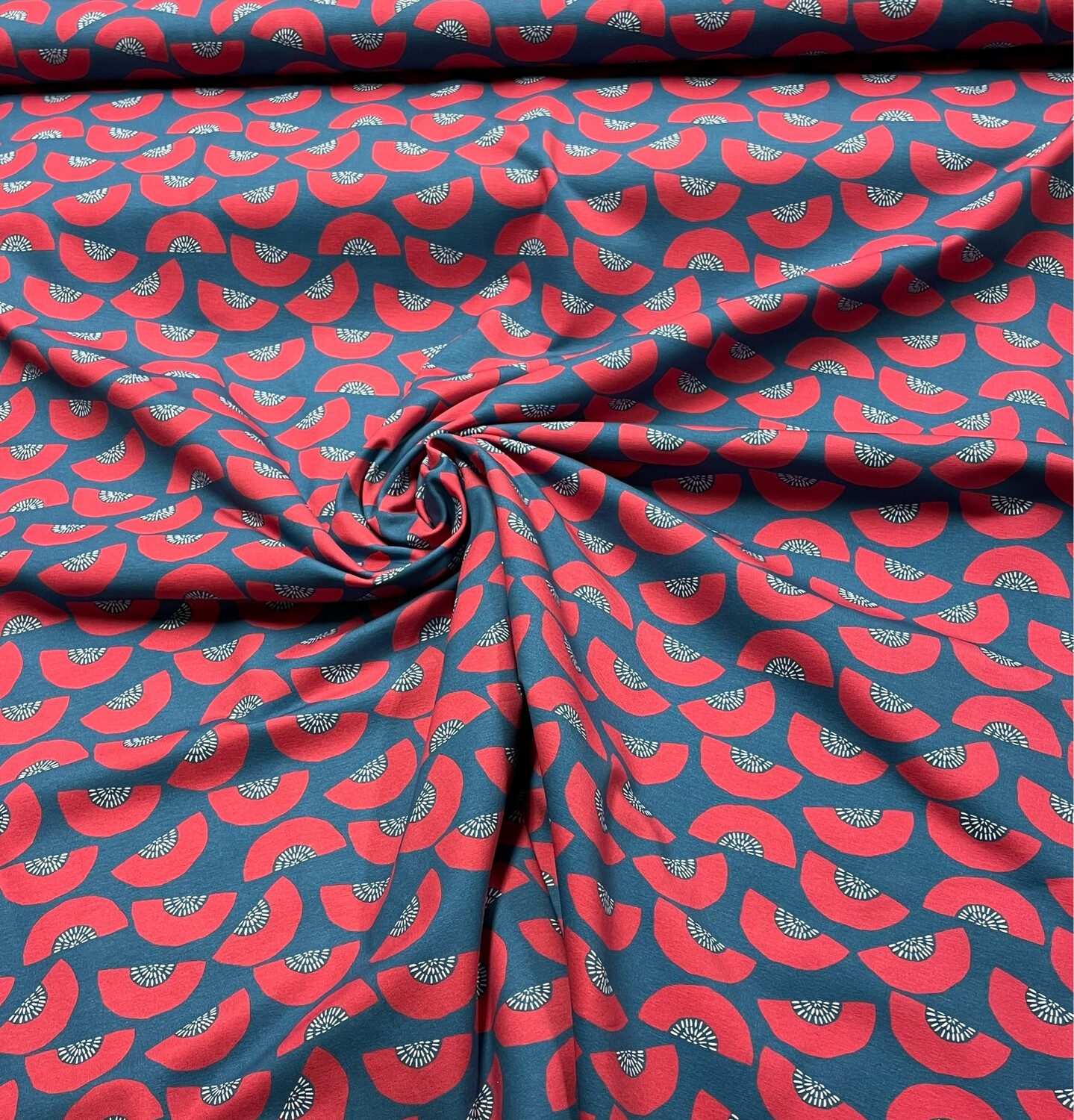 Pieces-trikoo, Vadelma-farkunsininen 1,8m Pala